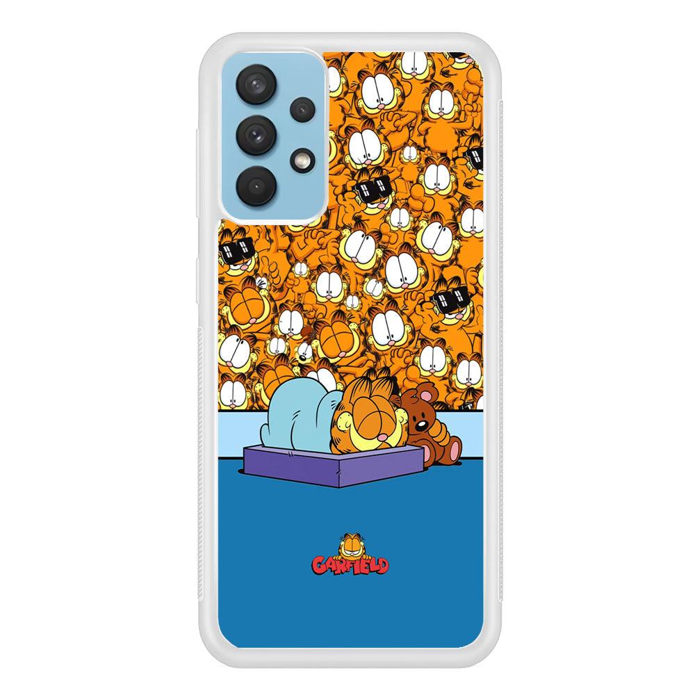 Garfield Warm on Sweet Dreams Samsung Galaxy A32 Case-Oxvistore