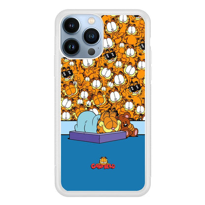 Garfield Warm on Sweet Dreams iPhone 15 Pro Max Case-Oxvistore