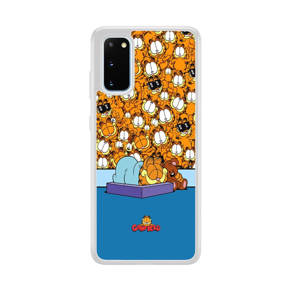 Garfield Warm on Sweet Dreams Samsung Galaxy S20 Case-Oxvistore