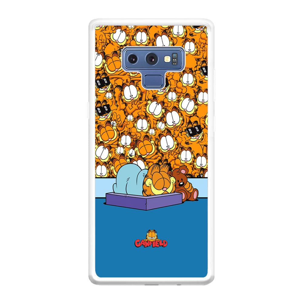 Garfield Warm on Sweet Dreams Samsung Galaxy Note 9 Case-Oxvistore