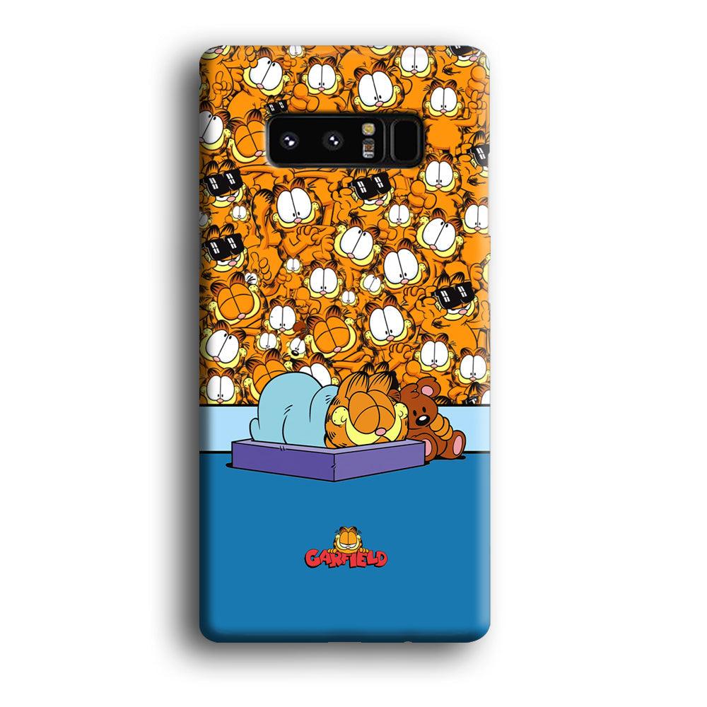 Garfield Warm on Sweet Dreams Samsung Galaxy Note 8 Case-Oxvistore