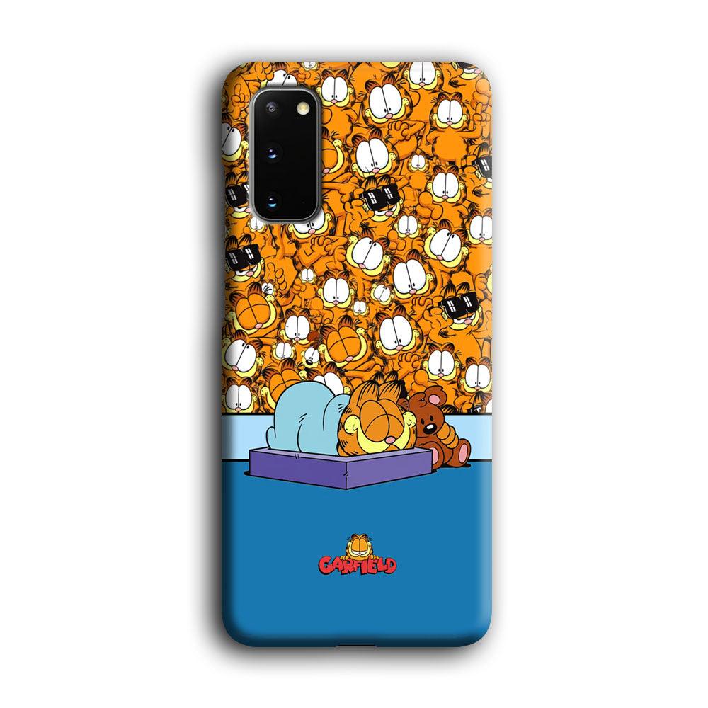 Garfield Warm on Sweet Dreams Samsung Galaxy S20 Case-Oxvistore