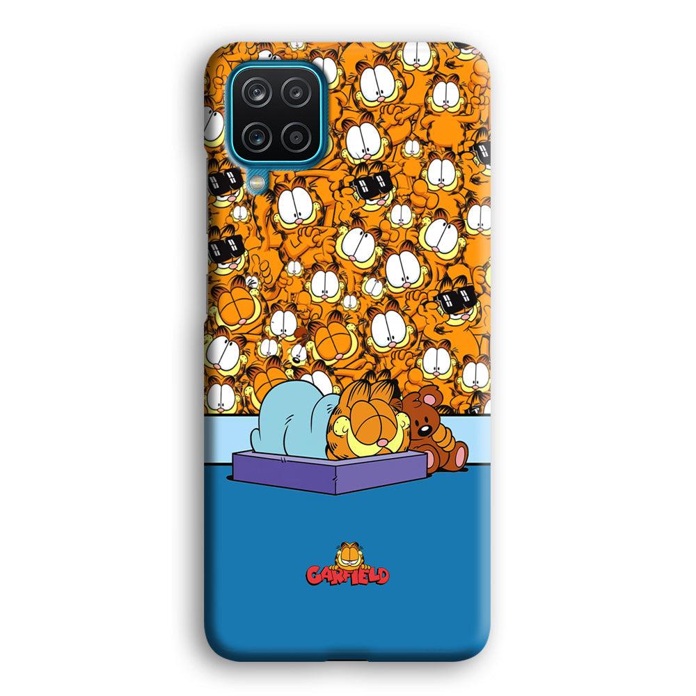 Garfield Warm on Sweet Dreams Samsung Galaxy A12 Case-Oxvistore