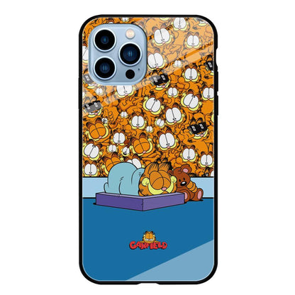 Garfield Warm on Sweet Dreams iPhone 15 Pro Max Case-Oxvistore