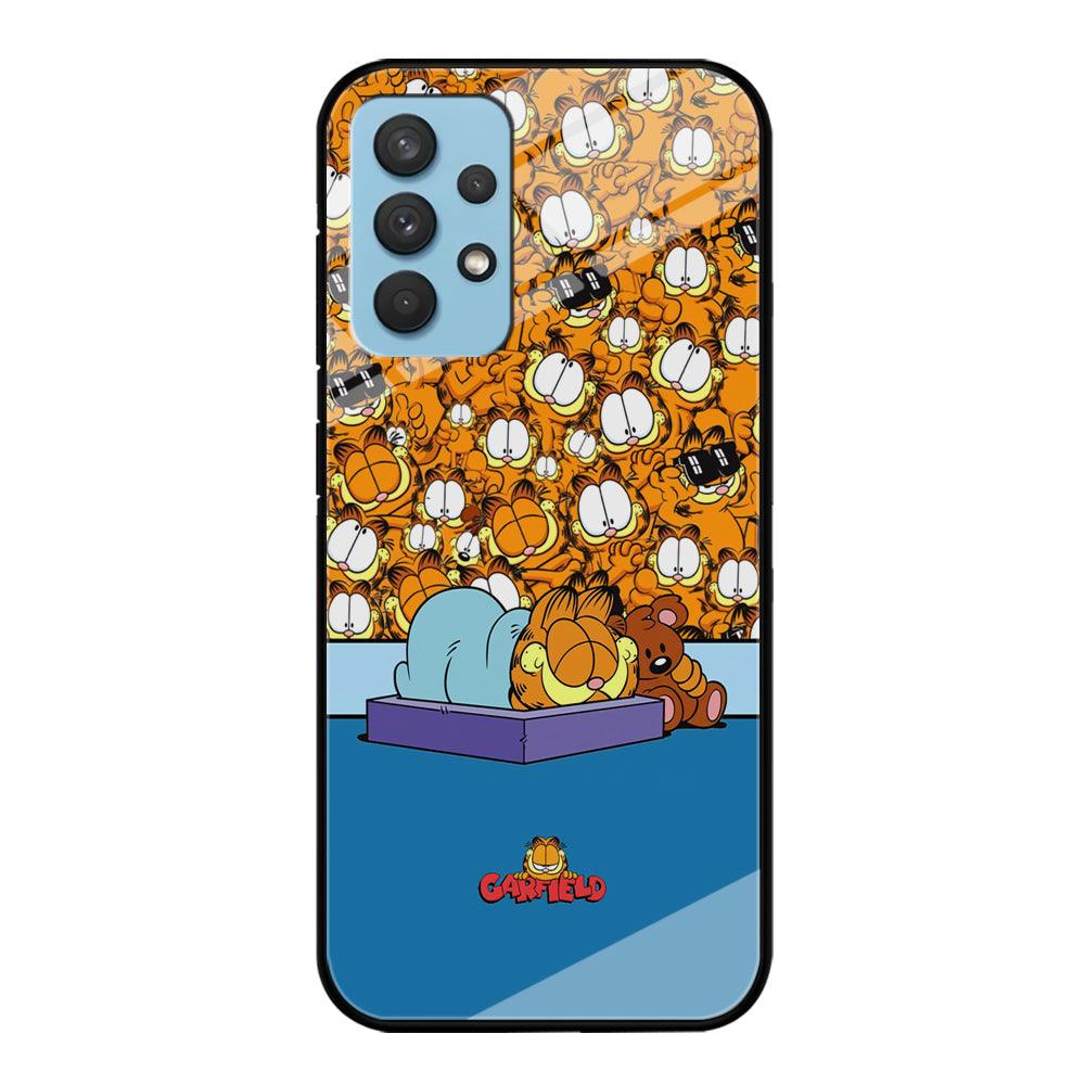 Garfield Warm on Sweet Dreams Samsung Galaxy A32 Case-Oxvistore