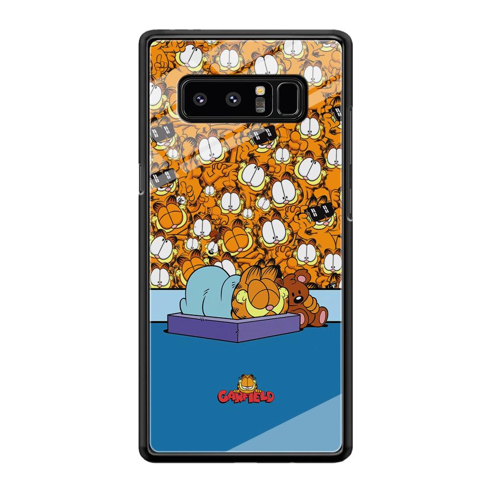 Garfield Warm on Sweet Dreams Samsung Galaxy Note 8 Case-Oxvistore