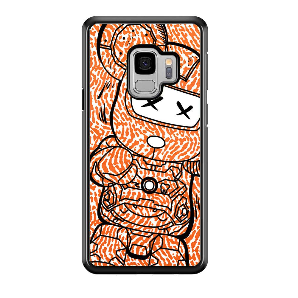 Giant Robot Doll Samsung Galaxy S9 Case-Rubber Black (2D Case)-Oxvistore