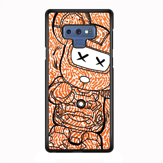 Giant Robot Doll Samsung Galaxy Note 9 Case-Rubber Black (2D Case)-Oxvistore