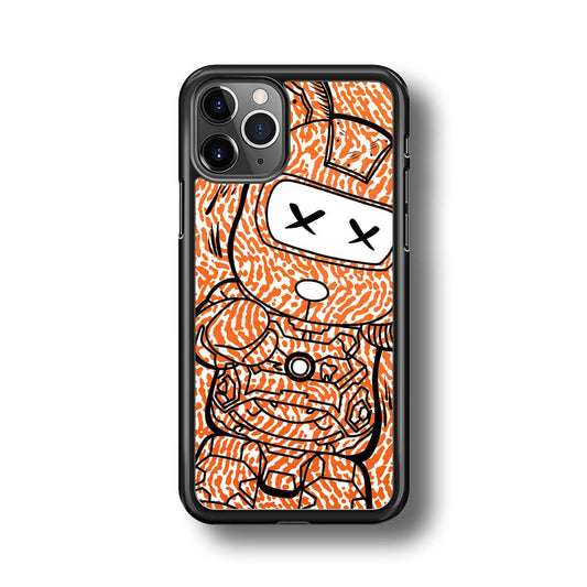 Giant Robot Doll iPhone 11 Pro Case-Rubber White (2D Case)-Oxvistore