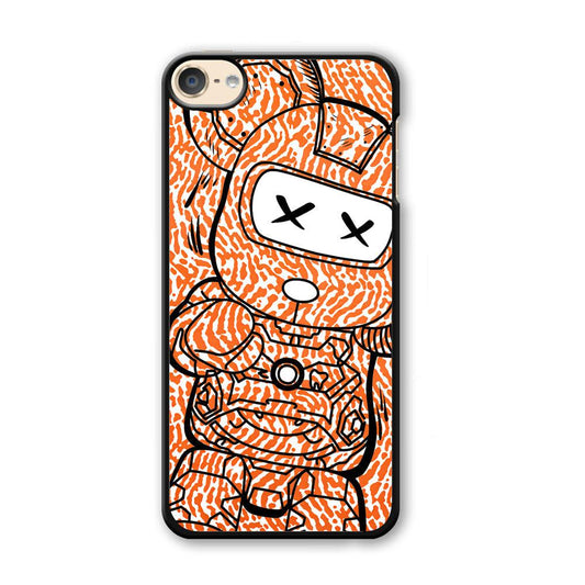 Giant Robot Doll iPod Touch 6 Case-Plastic White (2D Case)-Oxvistore