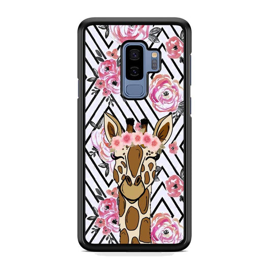 Giraffe Pics of Beauty Samsung Galaxy S9 Plus Case-Rubber White (2D Case)-Oxvistore