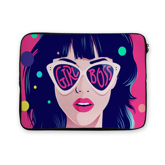 Girl Boss Feminism Laptop Sleeve Protective Cover