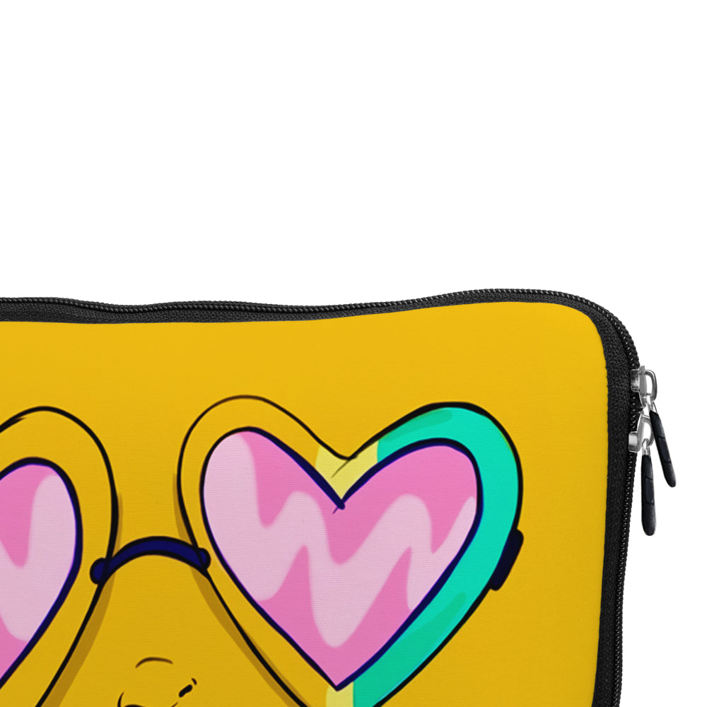 Girl Glasses Pop Art Laptop Sleeve Protective Cover