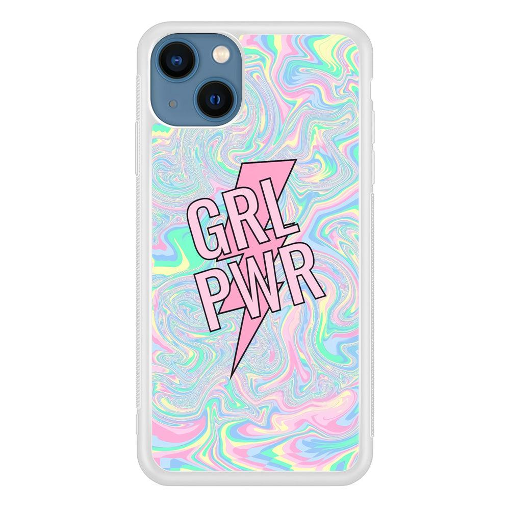 Girl Pink Flash Power iPhone 13 Case-Oxvistore