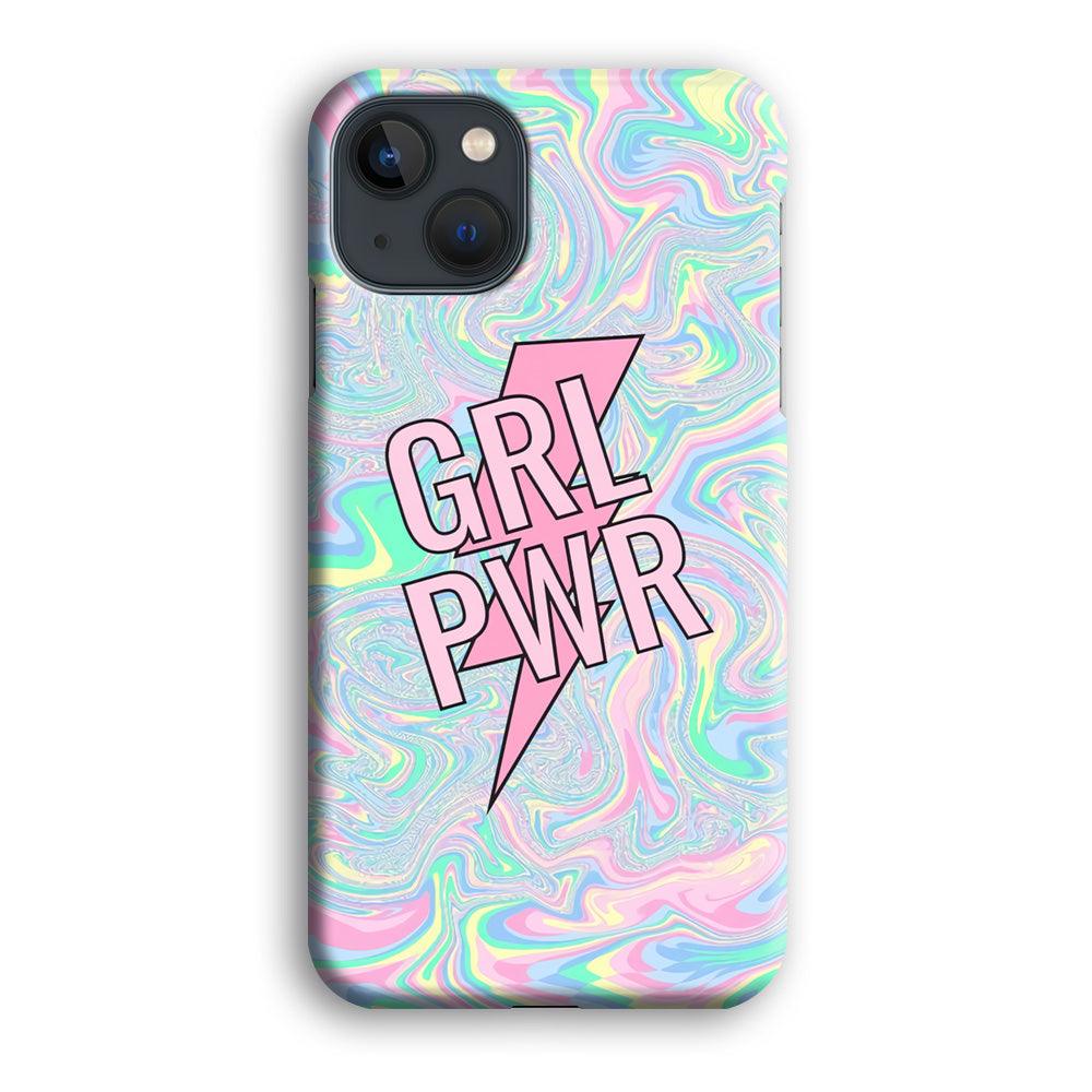 Girl Pink Flash Power iPhone 13 Case-Oxvistore