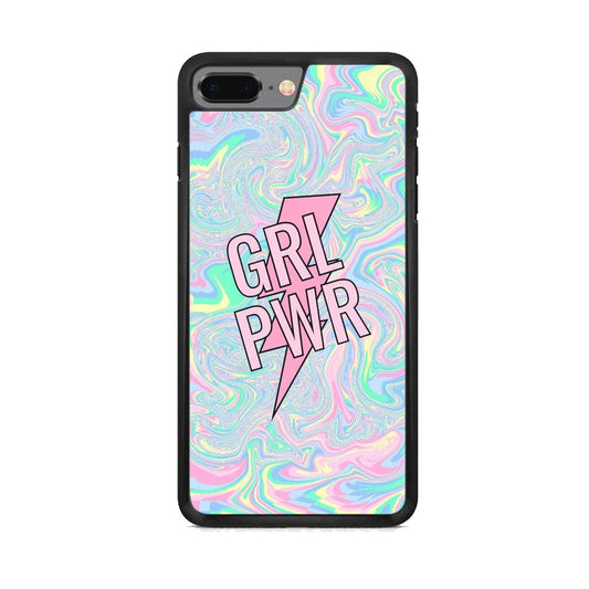 Girl Pink Flash Power iPhone 7 Plus Case-Oxvistore