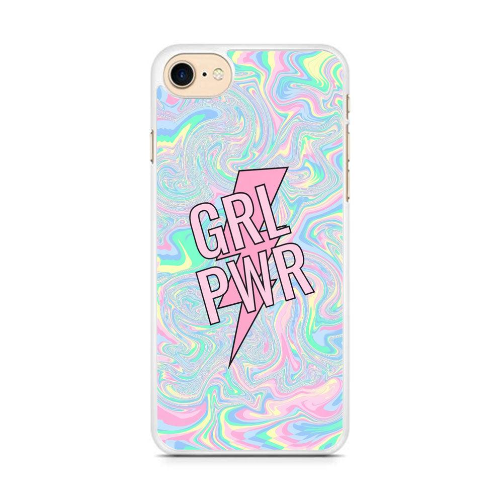 Girl Pink Flash Power iPhone 8 Case-Oxvistore