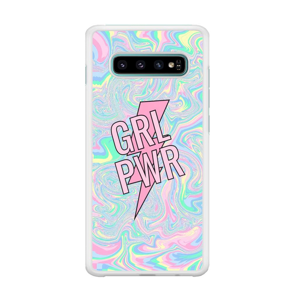 Girl Pink Flash Power Samsung Galaxy S10 Plus Case-Oxvistore