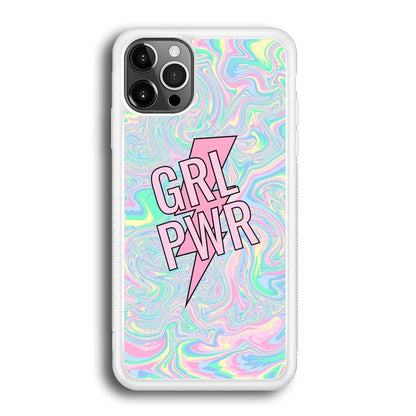 Girl Pink Flash Power iPhone 12 Pro Case-Oxvistore