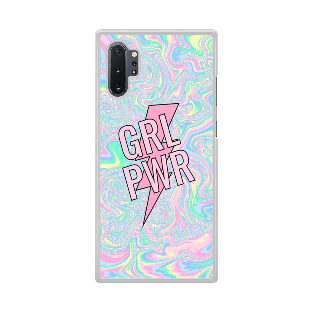 Girl Pink Flash Power Samsung Galaxy Note 10 Plus Case-Oxvistore