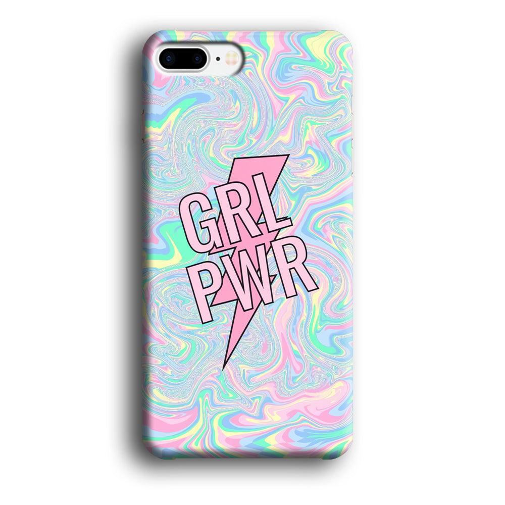 Girl Pink Flash Power iPhone 7 Plus Case-Oxvistore