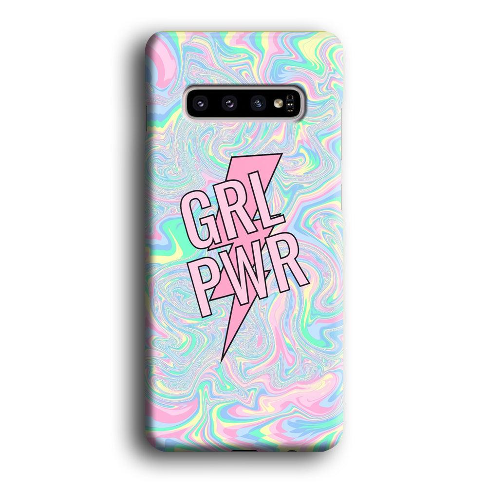 Girl Pink Flash Power Samsung Galaxy S10 Plus Case-Oxvistore