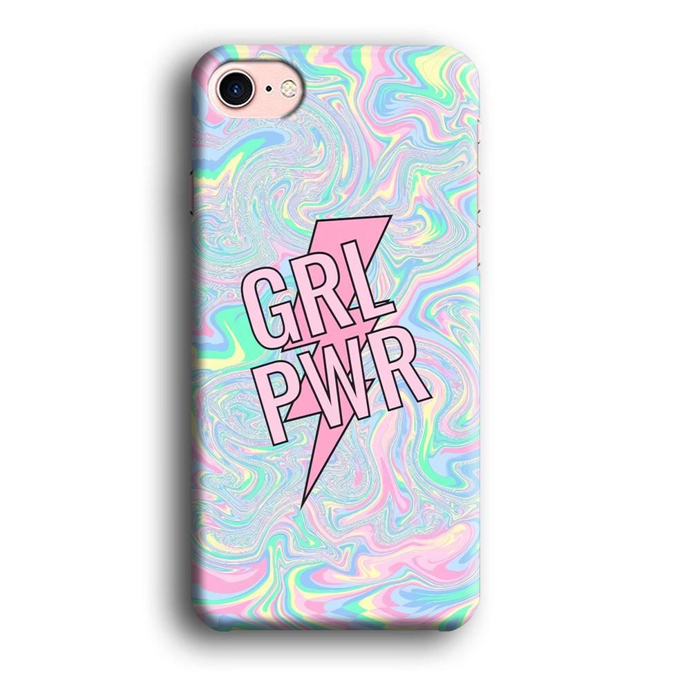 Girl Pink Flash Power iPhone 8 Case-Oxvistore