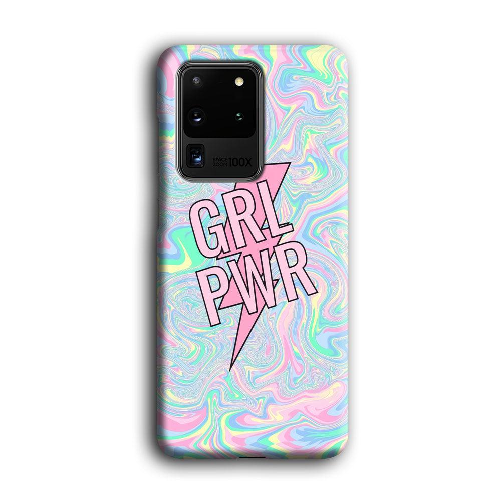 Girl Pink Flash Power Samsung Galaxy S20 Ultra Case-Oxvistore