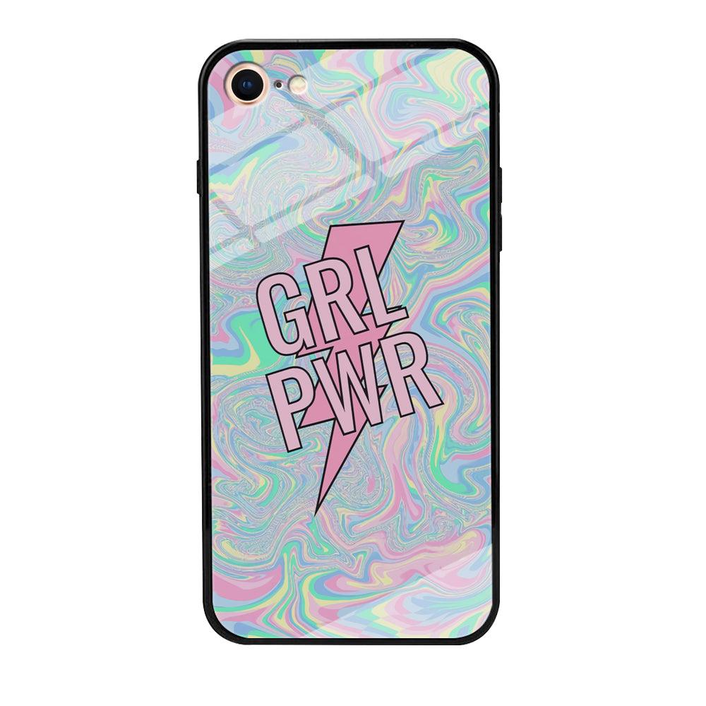 Girl Pink Flash Power iPhone 8 Case-Oxvistore