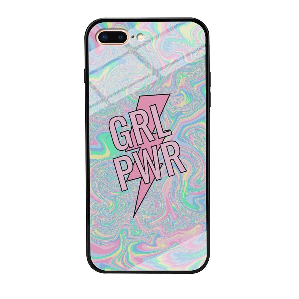 Girl Pink Flash Power iPhone 7 Plus Case-Oxvistore