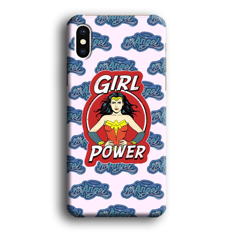 Girl Power is 99% Angel iPhone X Case-Oxvistore