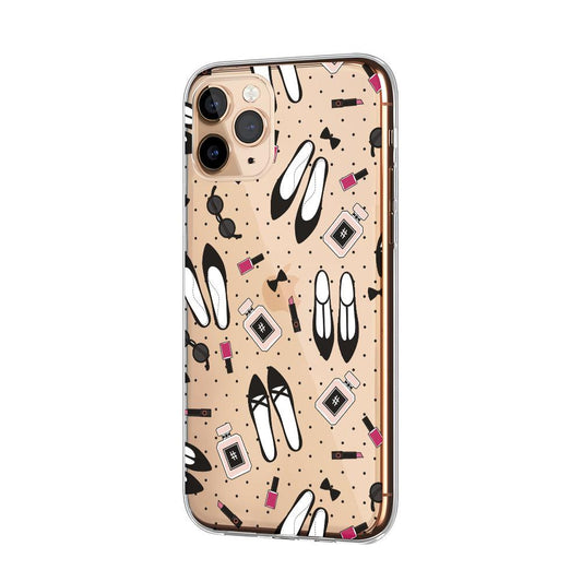 Girly A Set of Shopping Tools Clear Soft Case-Oxvistore