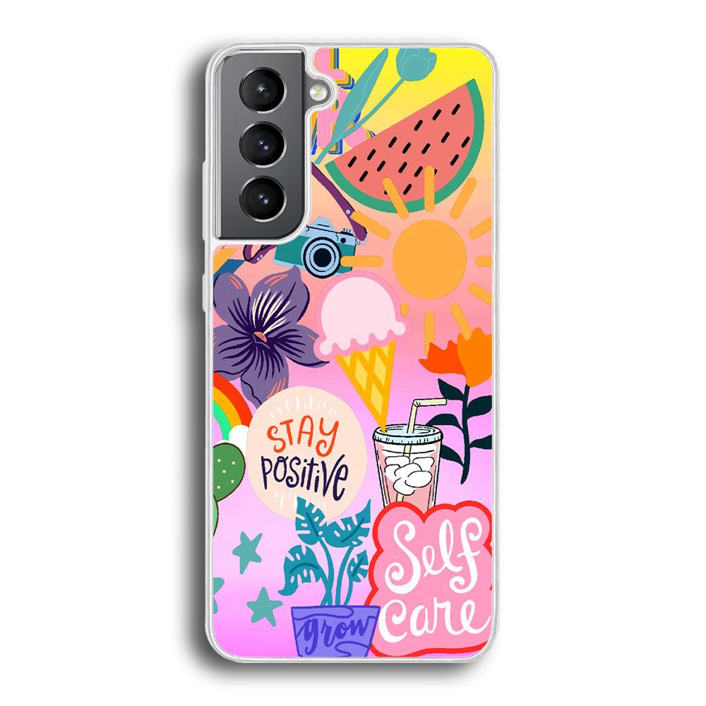 Girly Aesthetic World Samsung Galaxy S21 Plus Case-Oxvistore