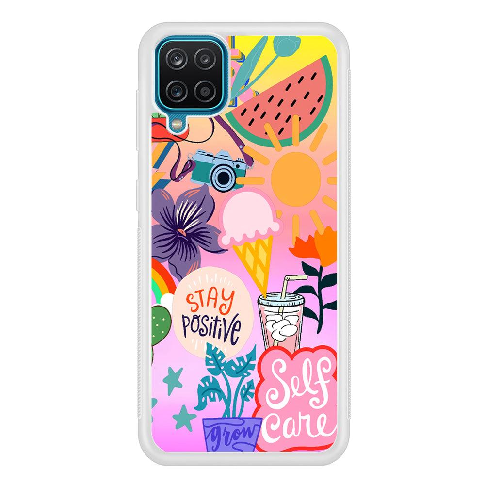 Girly Aesthetic World Samsung Galaxy A12 Case-Oxvistore