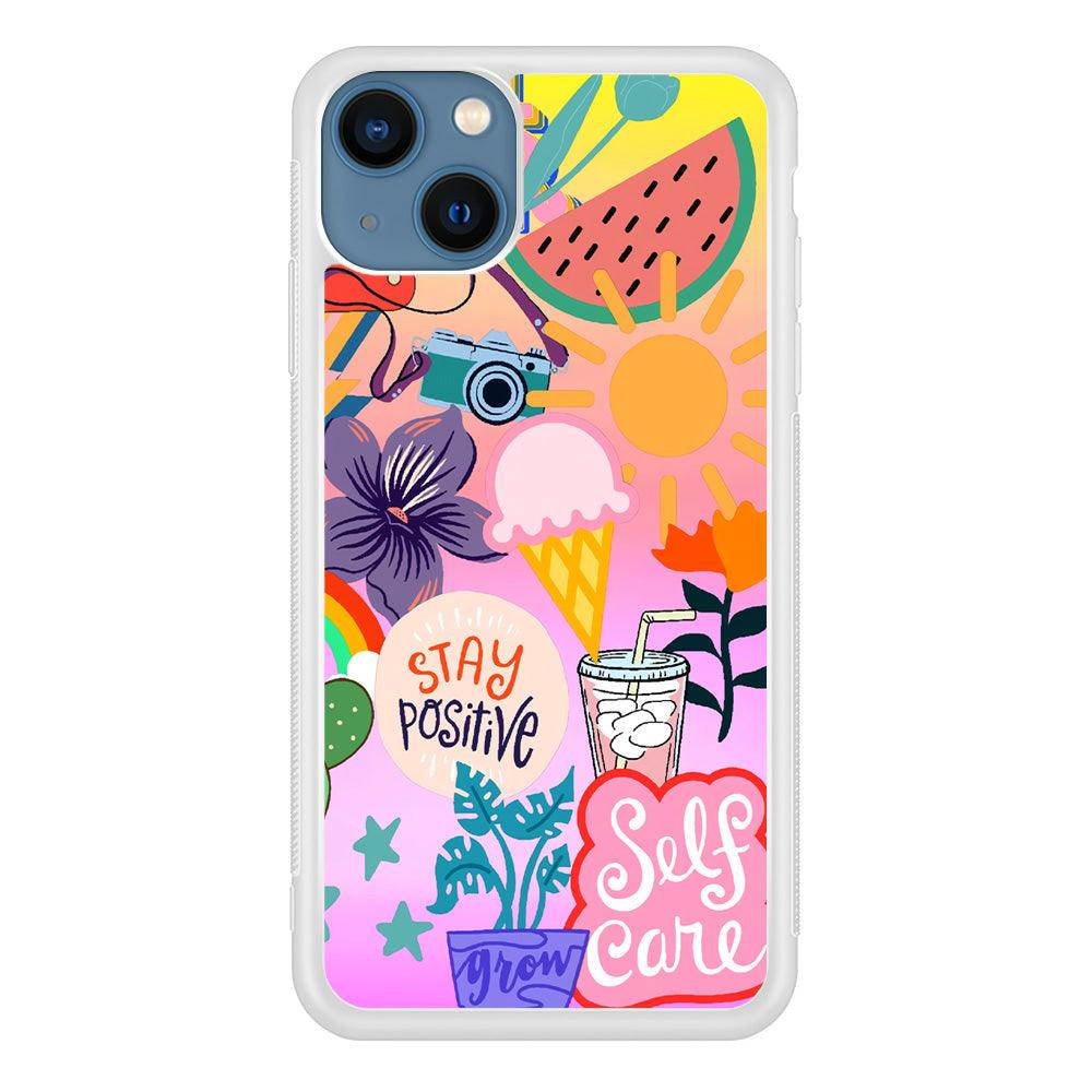 Girly Aesthetic World iPhone 13 Case-Oxvistore