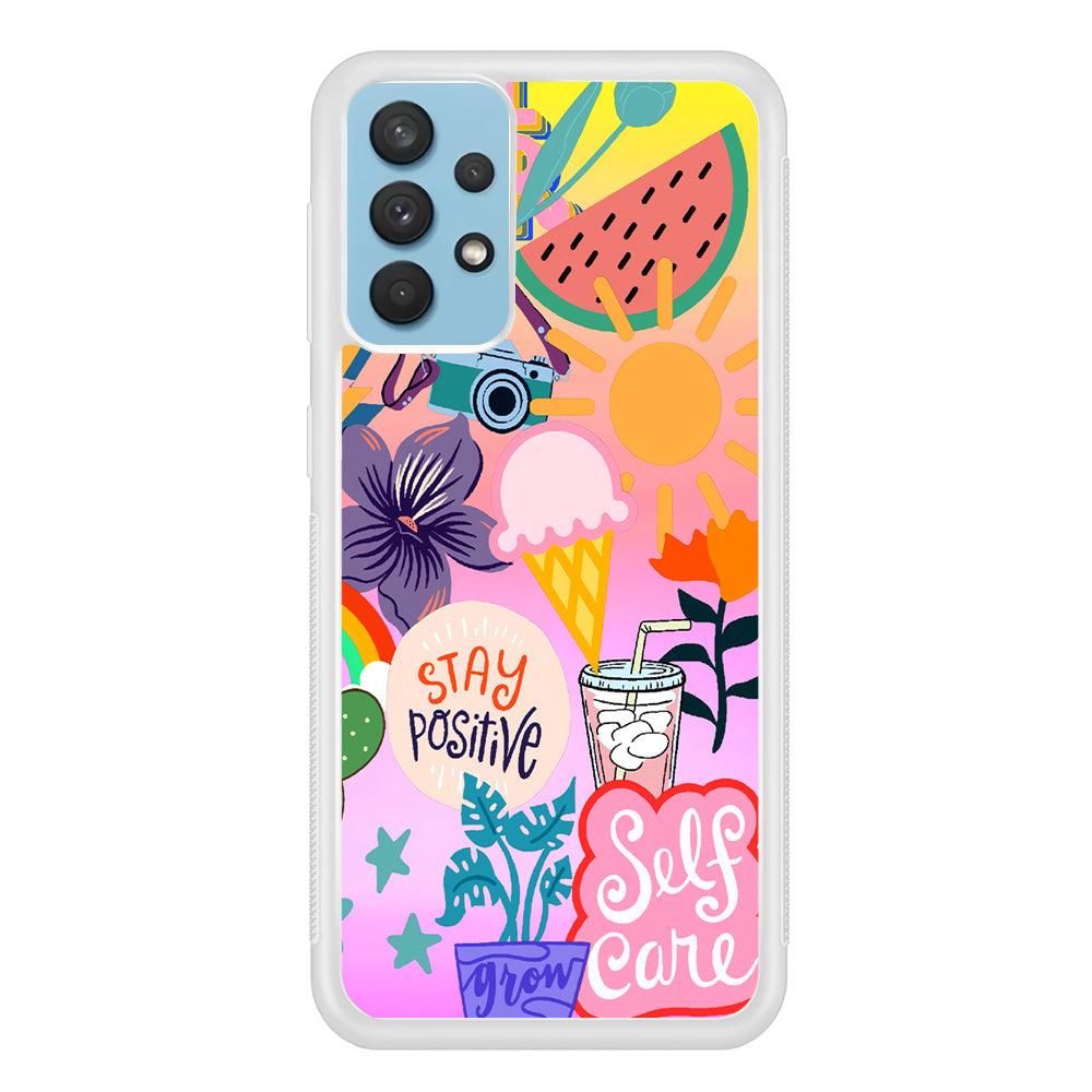 Girly Aesthetic World Samsung Galaxy A32 Case-Oxvistore