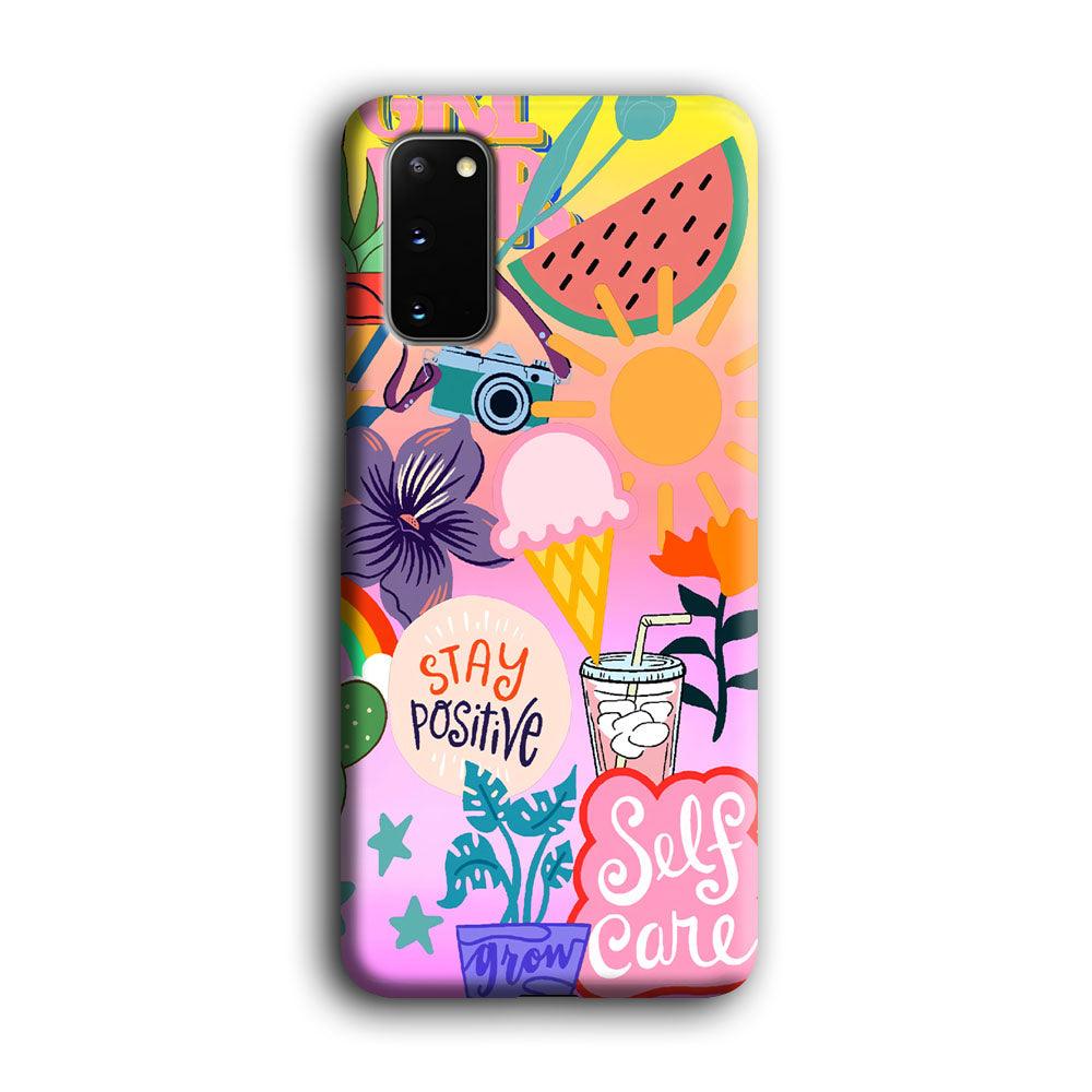 Girly Aesthetic World Samsung Galaxy S20 Case-Oxvistore