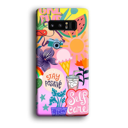 Girly Aesthetic World Samsung Galaxy Note 8 Case-Oxvistore