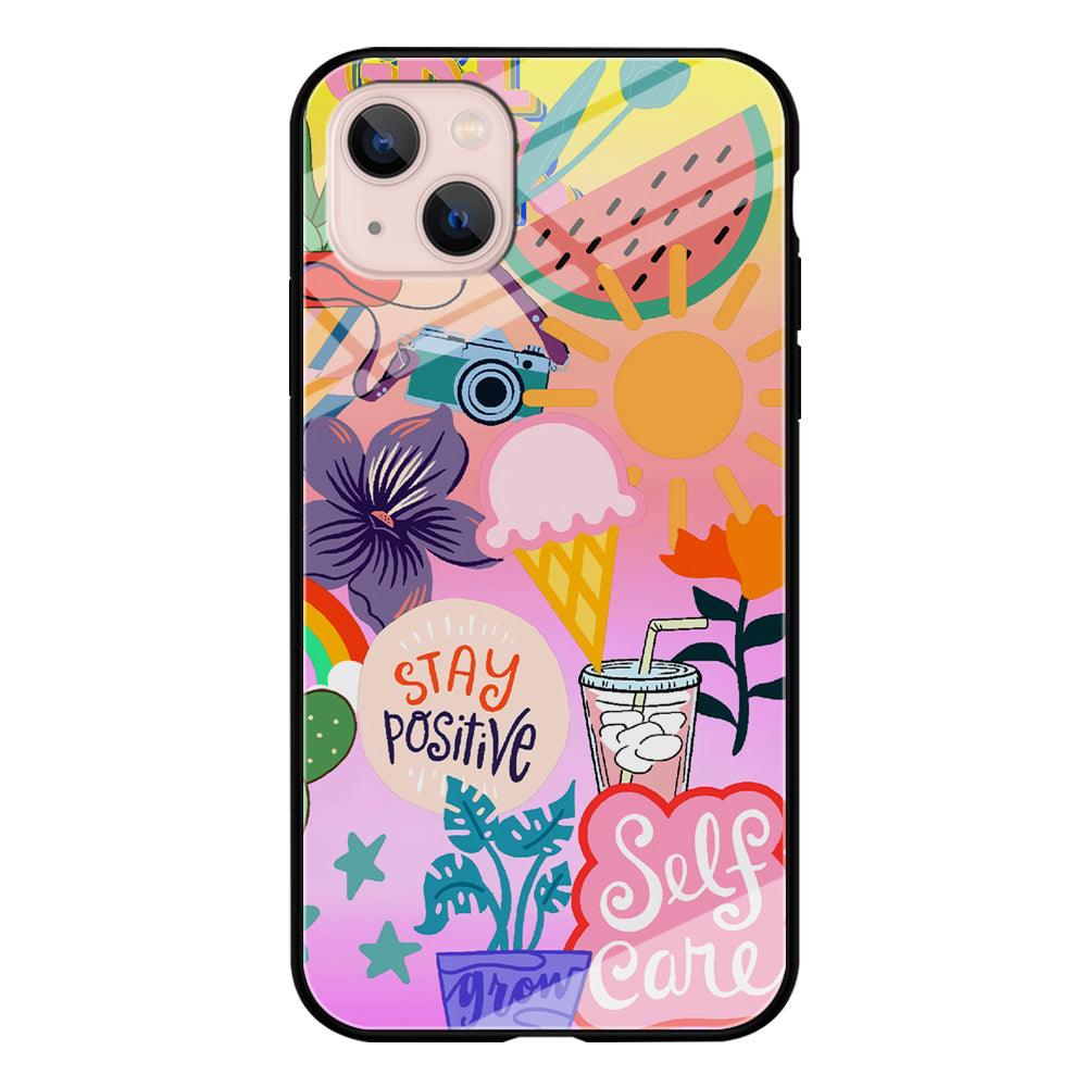 Girly Aesthetic World iPhone 13 Case-Oxvistore