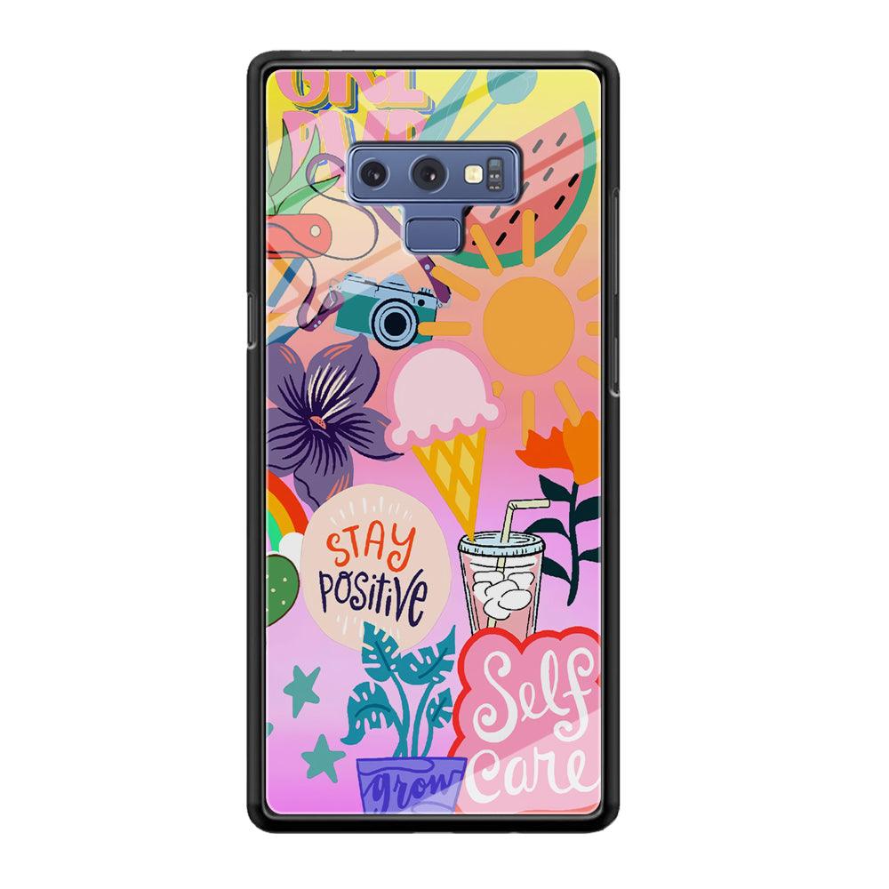 Girly Aesthetic World Samsung Galaxy Note 9 Case-Oxvistore