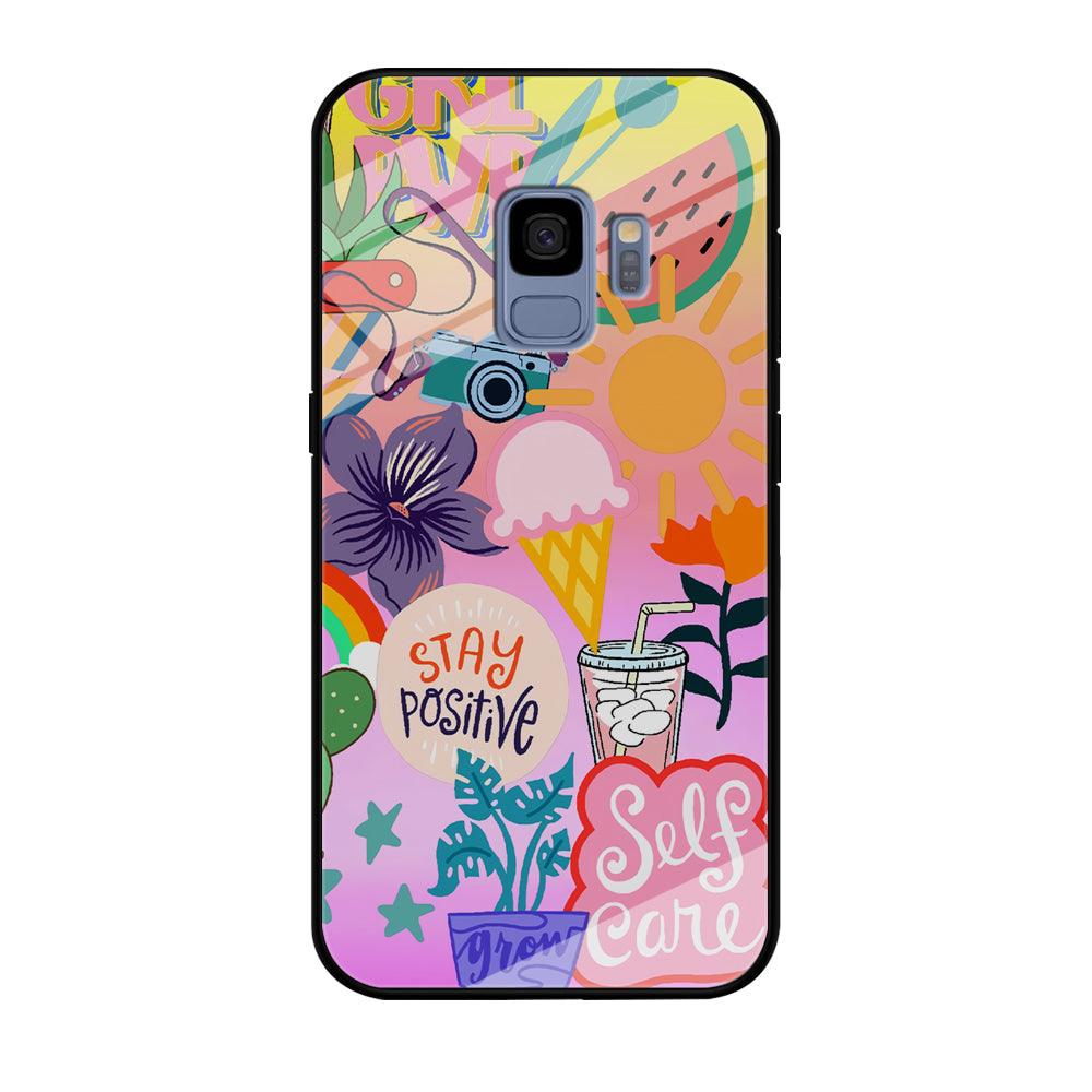 Girly Aesthetic World Samsung Galaxy S9 Case-Oxvistore