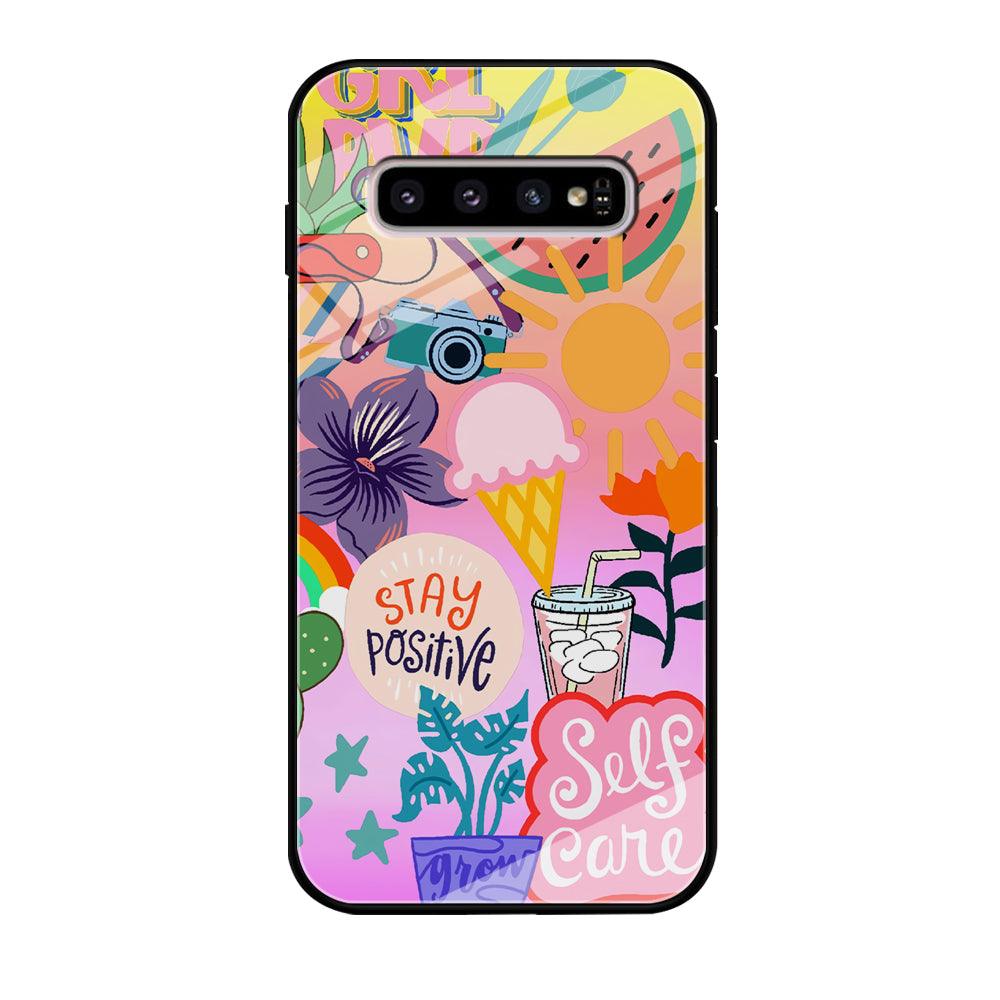 Girly Aesthetic World Samsung Galaxy S10 Plus Case-Oxvistore