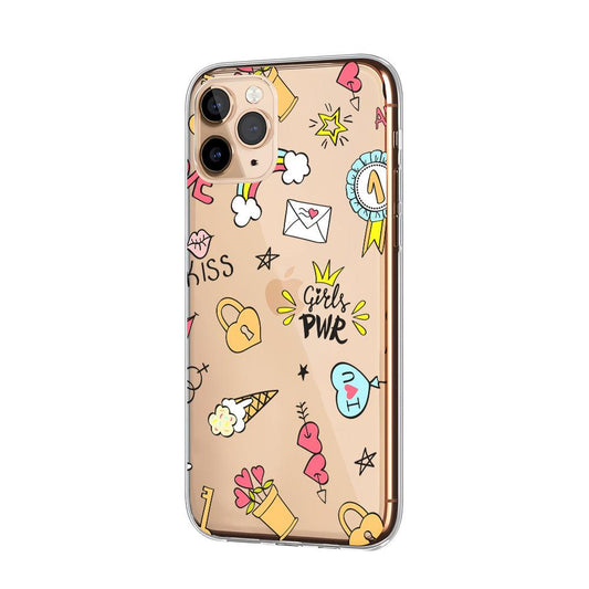 Girly Another Power of Girl Clear Soft Case-Oxvistore