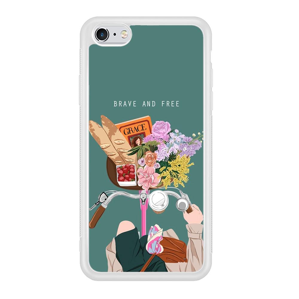 Girly Be Brave and Free iPhone 6 Plus | 6s Plus Case-Oxvistore