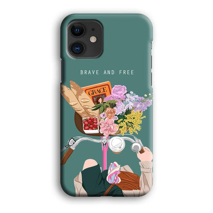 Girly Be Brave and Free iPhone 12 Case-Oxvistore