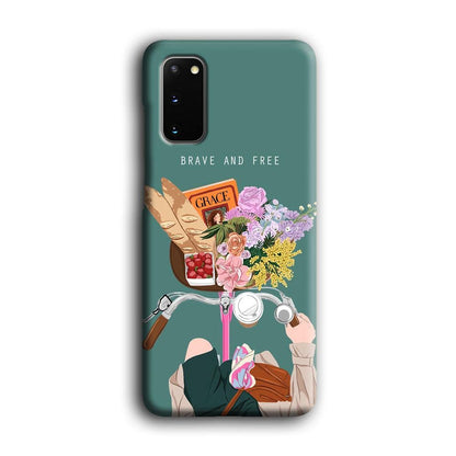 Girly Be Brave and Free Samsung Galaxy S20 Case-Oxvistore