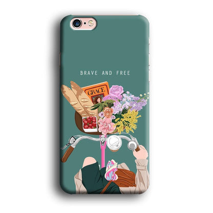 Girly Be Brave and Free iPhone 6 Plus | 6s Plus Case-Oxvistore