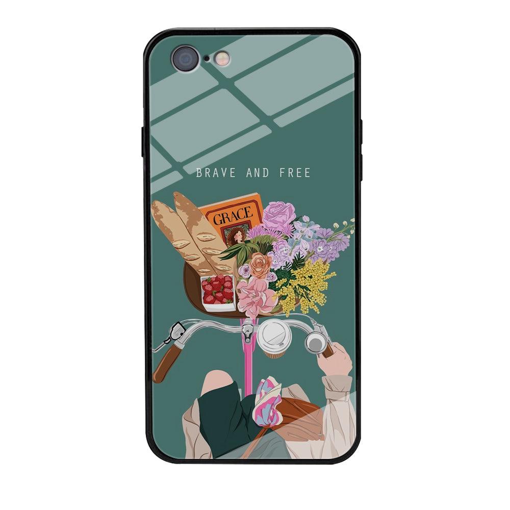 Girly Be Brave and Free iPhone 6 Plus | 6s Plus Case-Oxvistore