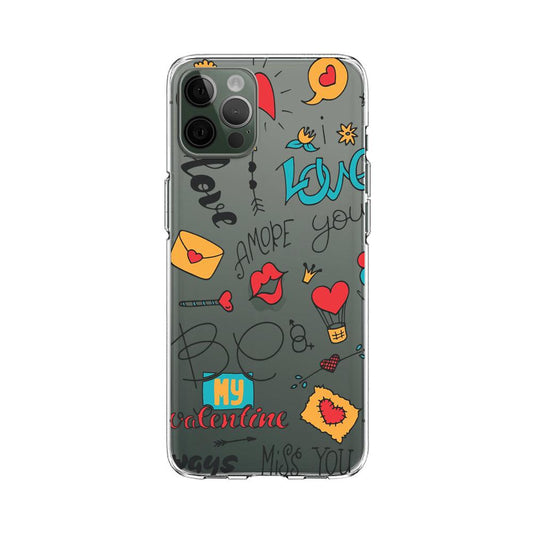 Girly Love Like Valentine Clear Soft Case-Oxvistore
