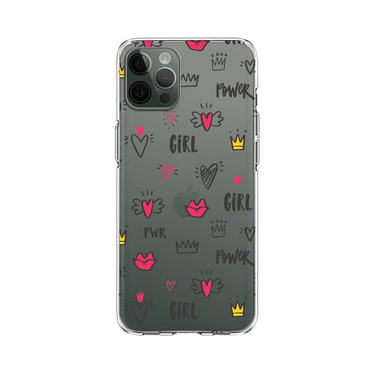Girly Love is Girl Power Clear Soft Case-Oxvistore